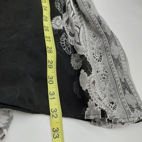 Tramp Clothing Brand Womens Size 2X Sheer Colorful Beach Cover Up Flowing Top - Picture 4 of 7